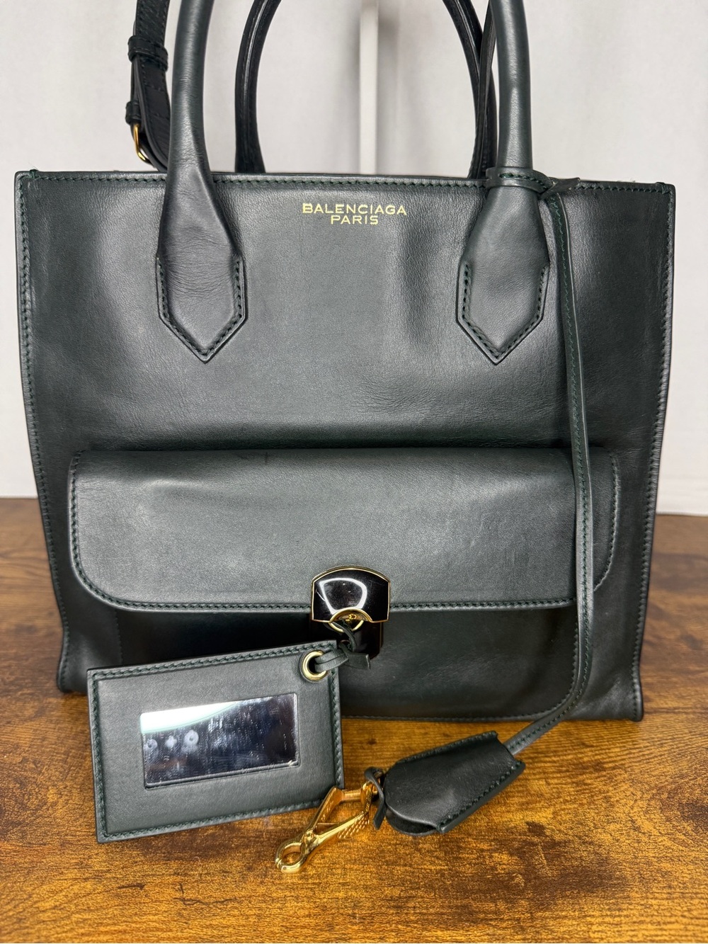 Balenciaga Padlock All Afternoon Convertible Tote Bag - Picture 3 of 8